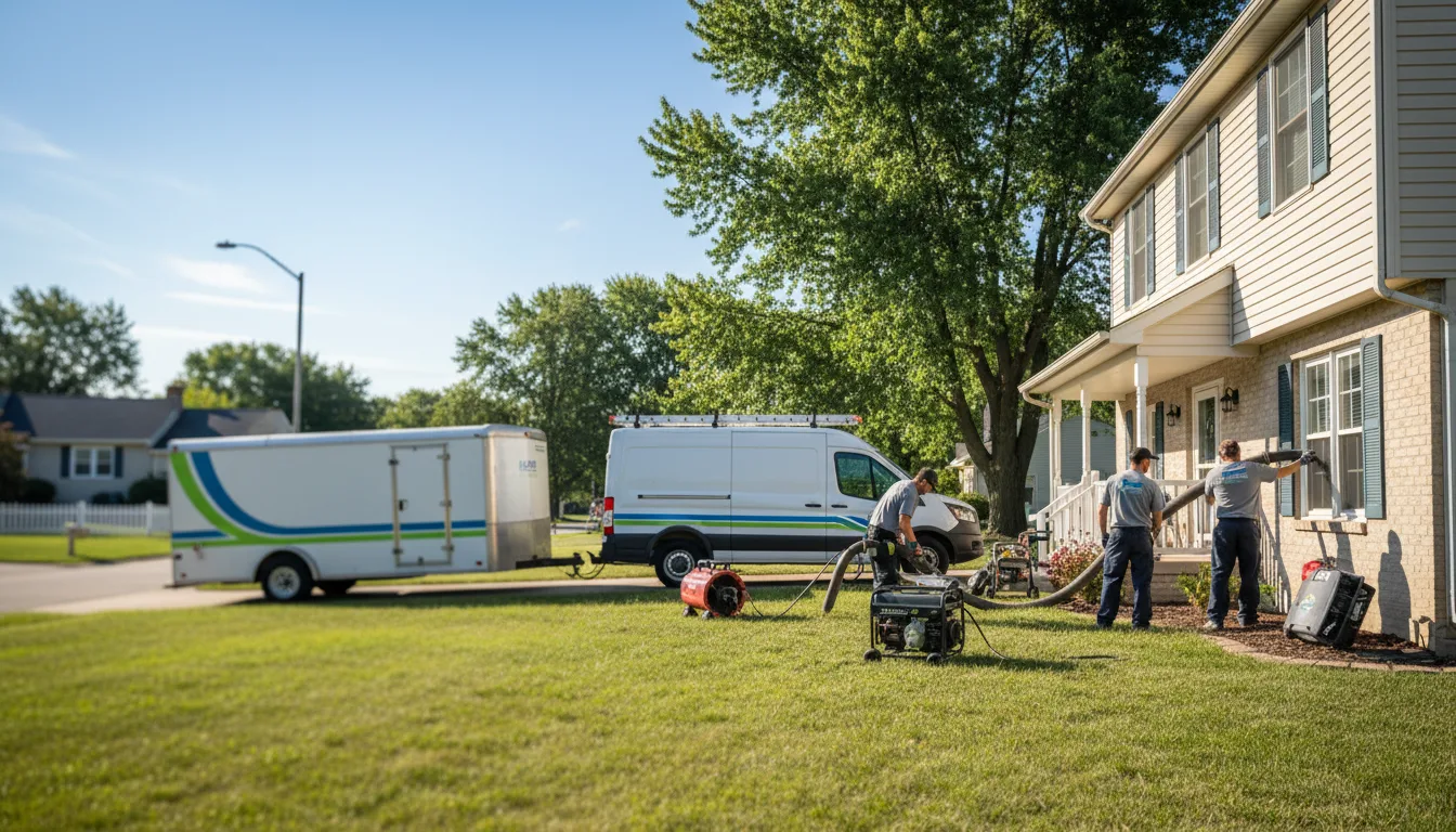 Flooded Basement Restoration And Cleanup With Repair in Reedsville, WI near me